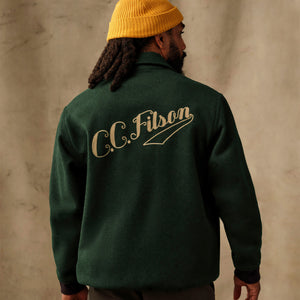 Mackinaw wool coach jacket par Filson | Vintage pine (Green)