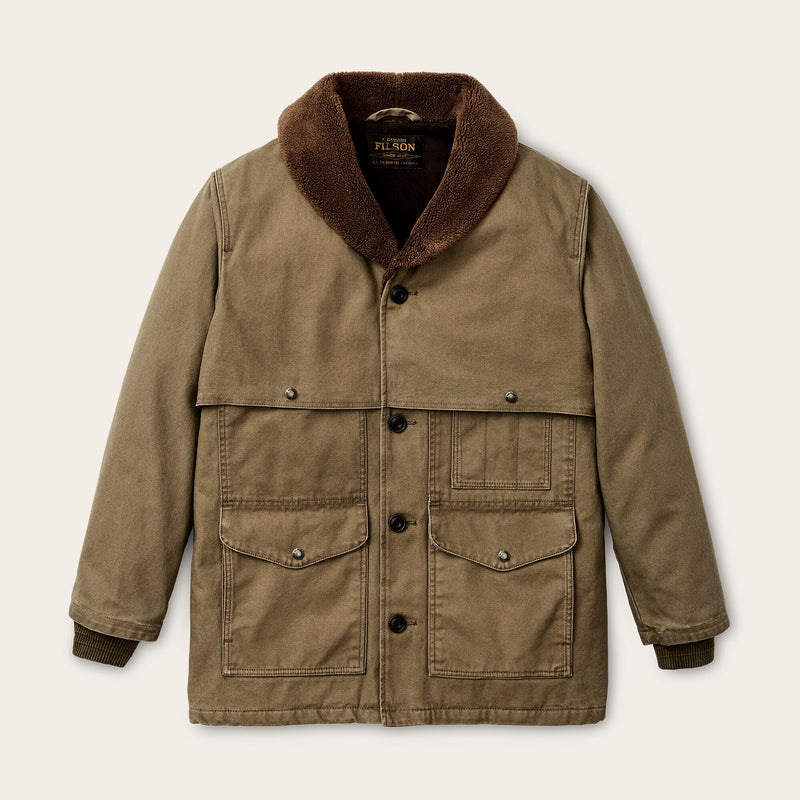 Rustic canvas packer coat par Filson | Marsh olive (Beige)
