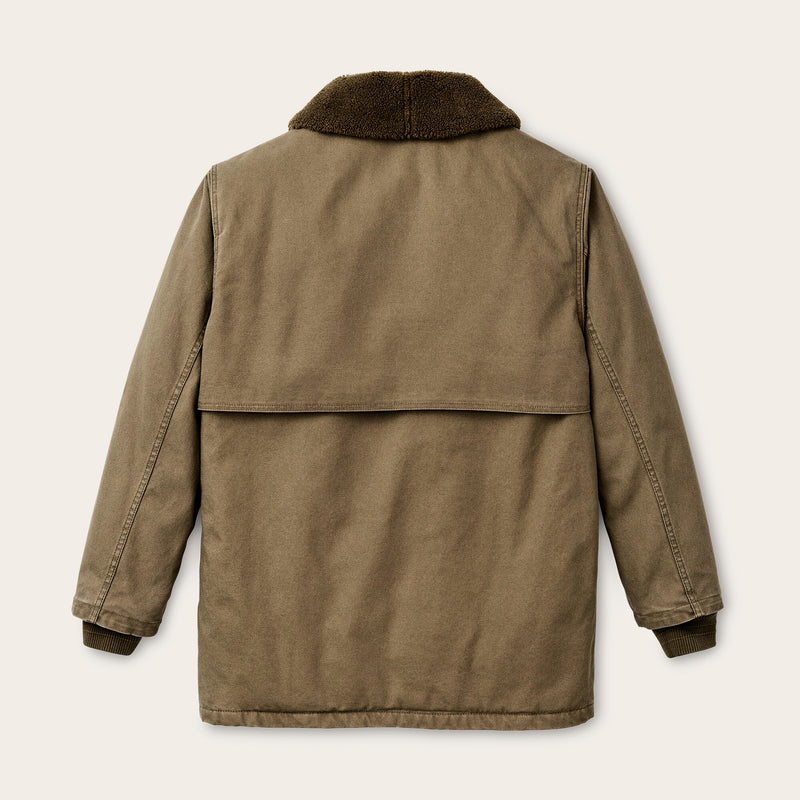 Rustic canvas packer coat par Filson | Marsh olive (Beige)