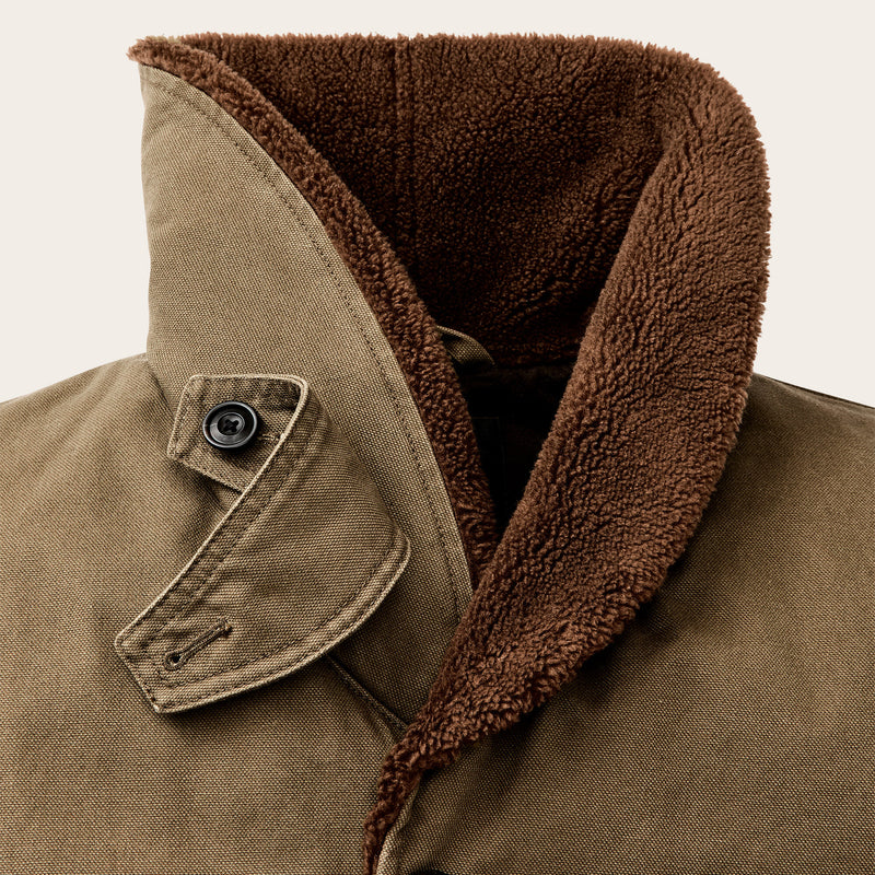 Rustic canvas packer coat par Filson | Marsh olive (Beige)