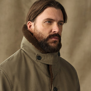 Rustic canvas packer coat par Filson | Marsh olive (Beige)
