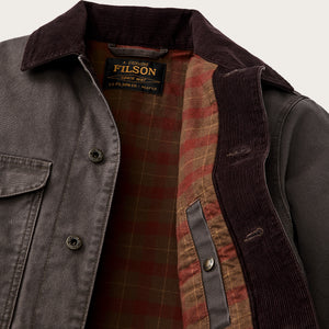 Rustic canvas journeyman jacket par Filson | Bark (Brown)