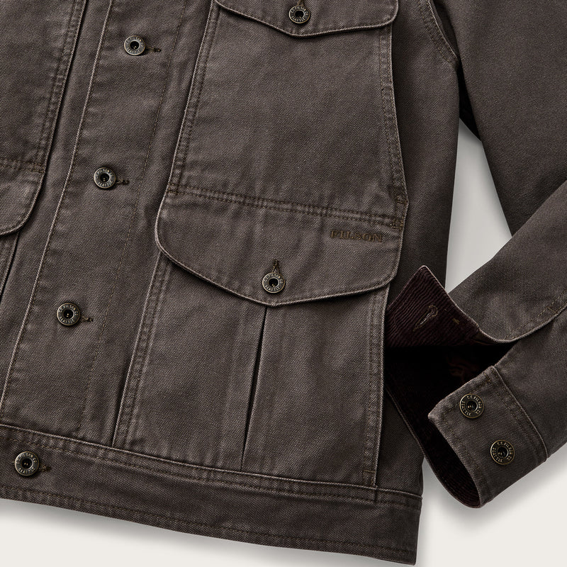 Rustic canvas journeyman jacket par Filson | Bark (Brown)