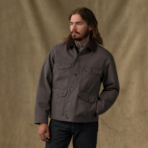 Rustic canvas journeyman jacket par Filson | Bark (Brown)
