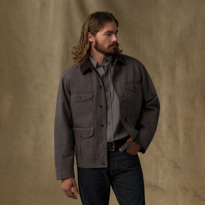 Rustic canvas journeyman jacket par Filson | Bark (Brown)