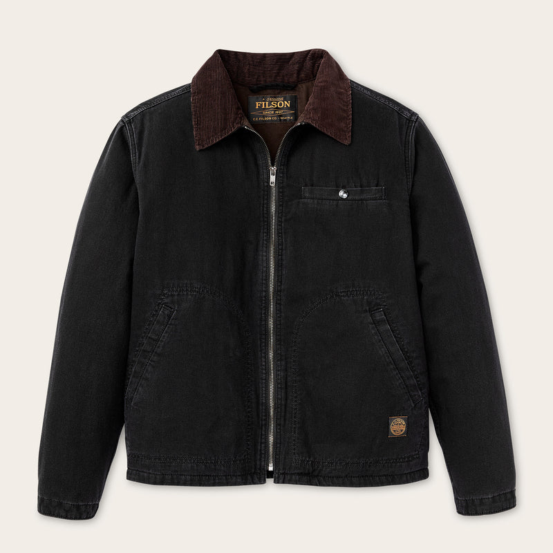 Denim tacoma jacket par Filson | Rinsed black (Black)