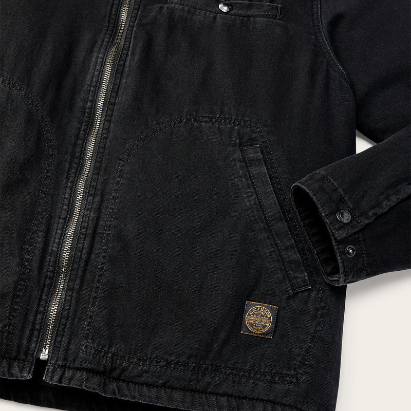 Denim tacoma jacket par Filson | Rinsed black (Black)