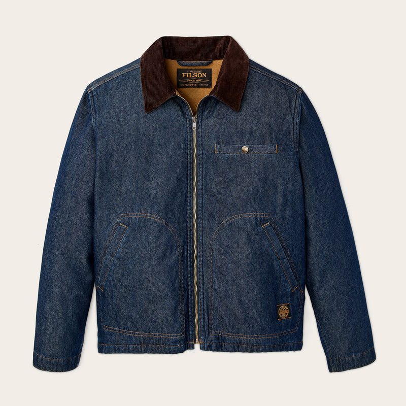Denim tacoma jacket par Filson | Rinsed vintage indigo (Blue)