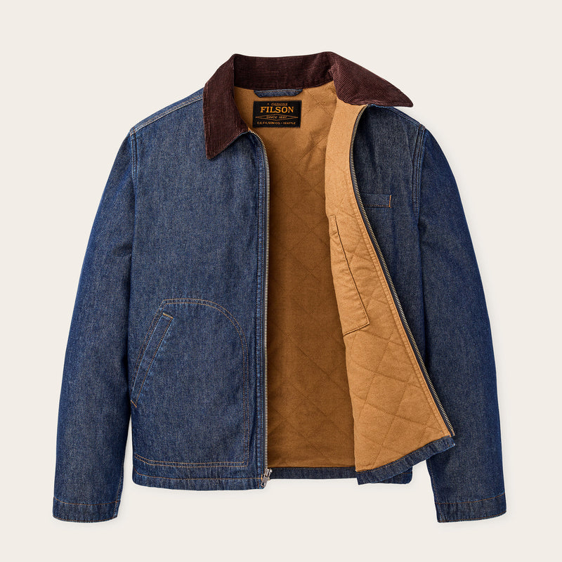Denim tacoma jacket par Filson | Rinsed vintage indigo (Blue)