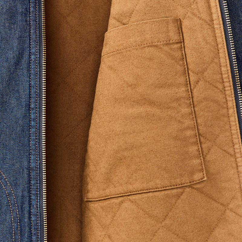 Denim tacoma jacket par Filson | Rinsed vintage indigo (Blue)