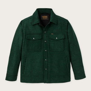 Insulated jac-shirt par Filson | Green / black plaid (Green)