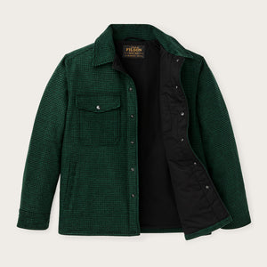 Insulated jac-shirt par Filson | Green / black plaid (Green)