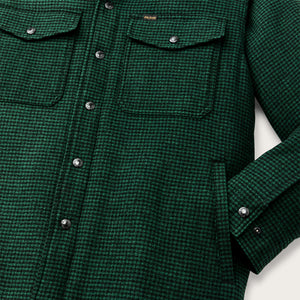 Insulated jac-shirt par Filson | Green / black plaid (Green)