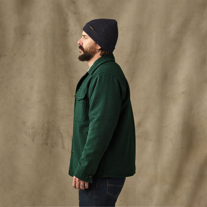 Insulated jac-shirt par Filson | Green / black plaid (Green)