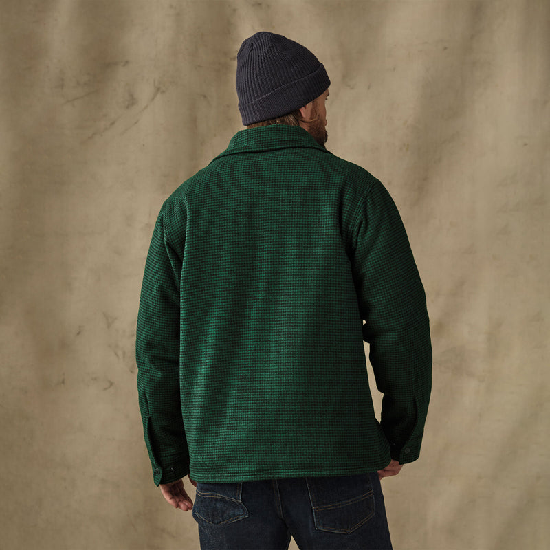 Insulated jac-shirt par Filson | Green / black plaid (Green)