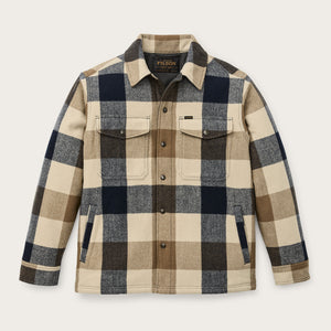 Insulated jac-shirt par Filson | Cream / navy plaid (Multicolor)