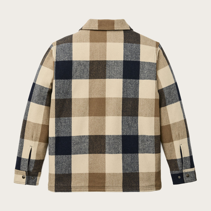 Insulated jac-shirt par Filson | Cream / navy plaid (Multicolor)