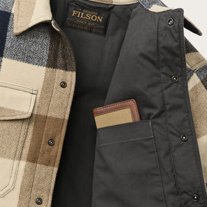 Insulated jac-shirt par Filson | Cream / navy plaid (Multicolor)