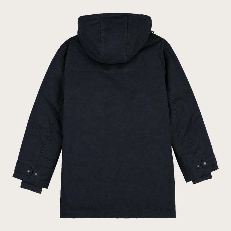 Waxed field down parka par Filson | Harbor blue (Blue)