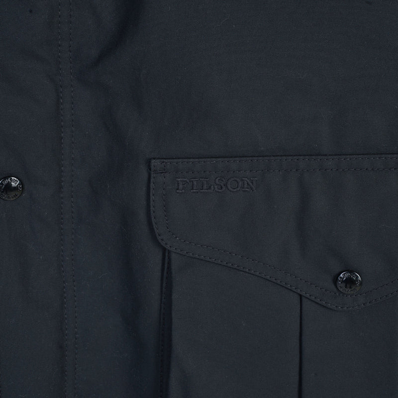 Waxed field down parka par Filson | Harbor blue (Blue)