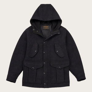 Cascade wool mountain parka par Filson | Navy/black plaid (Blue)