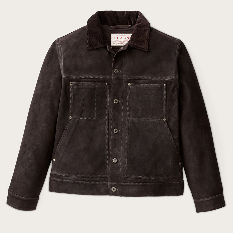 Waxed suede short cruiser par Filson | Dark brown (Brown)