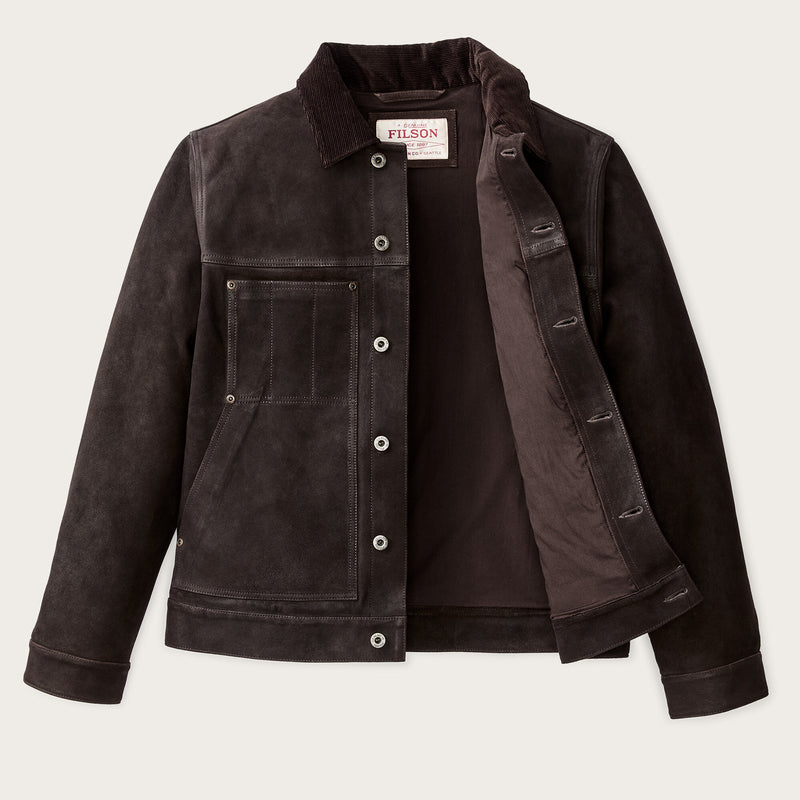 Waxed suede short cruiser par Filson | Dark brown (Brown)