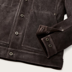Waxed suede short cruiser par Filson | Dark brown (Brown)