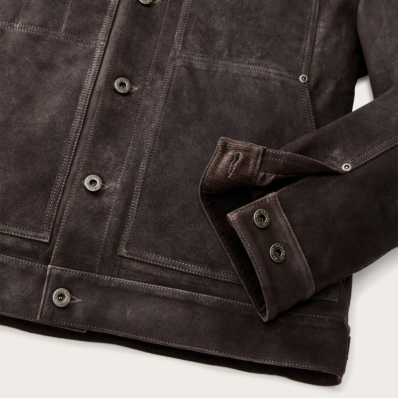 Waxed suede short cruiser par Filson | Dark brown (Brown)