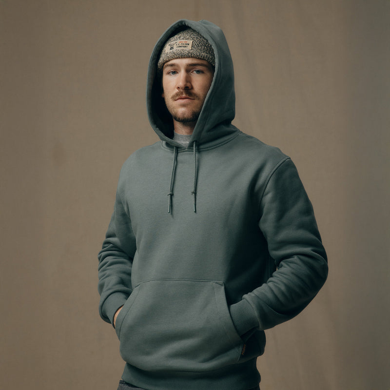 Sweat-shirt prospector par Filson | Balsam green (Blue)