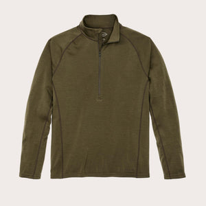 400g merino wool half-zip von Filson | Dark olive (Green)