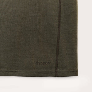 400g merino wool half-zip von Filson | Dark olive (Green)