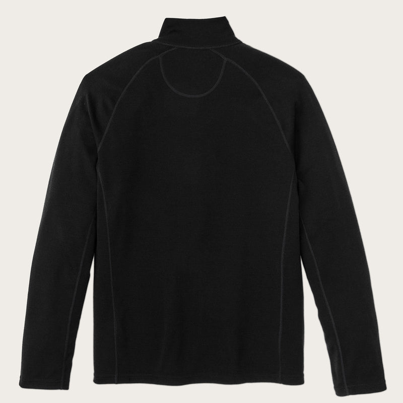400g merino wool half-zip by Filson | Black (Black)