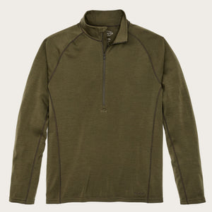 400g merino wool half-zip von Filson | Dark olive (Green)
