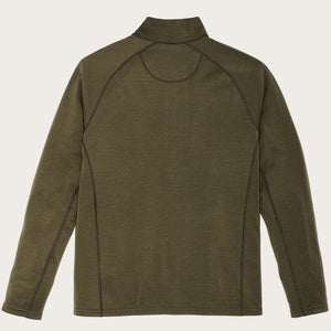 400g merino wool half-zip von Filson | Dark olive (Green)