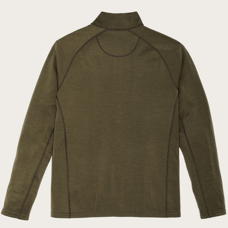 400g merino wool half-zip von Filson | Dark olive (Green)