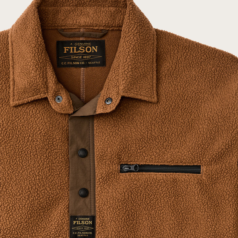 Pull-over en polaire by Filson | Whiskey (Brown)