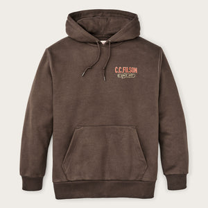 Prospector graphic hoodie von Filson | Dark brown / logging (Brown)