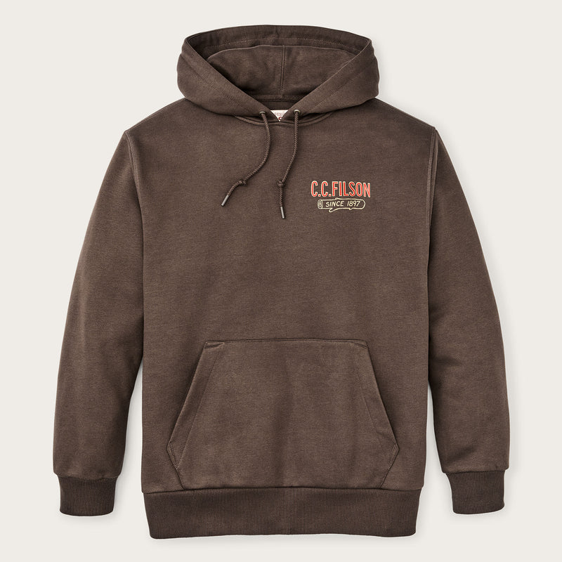 Prospector graphic hoodie von Filson | Dark brown / logging (Brown)