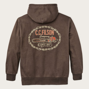 Prospector graphic hoodie von Filson | Dark brown / logging (Brown)
