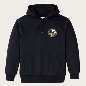 Prospector graphic hoodie von Filson | Night sky / buck (Blue)