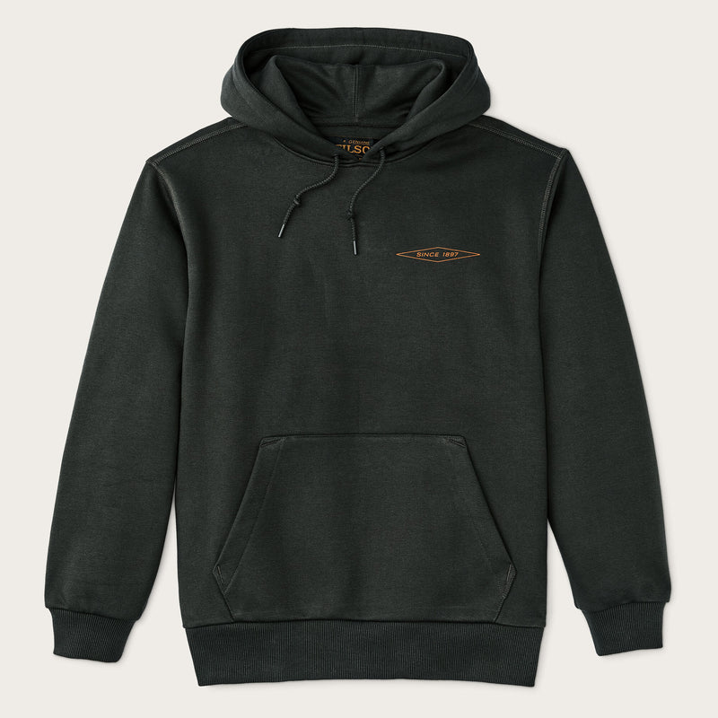 Sweat à capuche prospector graphic by Filson | Peat / diamond (Grey)