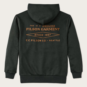 Sweat à capuche prospector graphic by Filson | Peat / diamond (Grey)