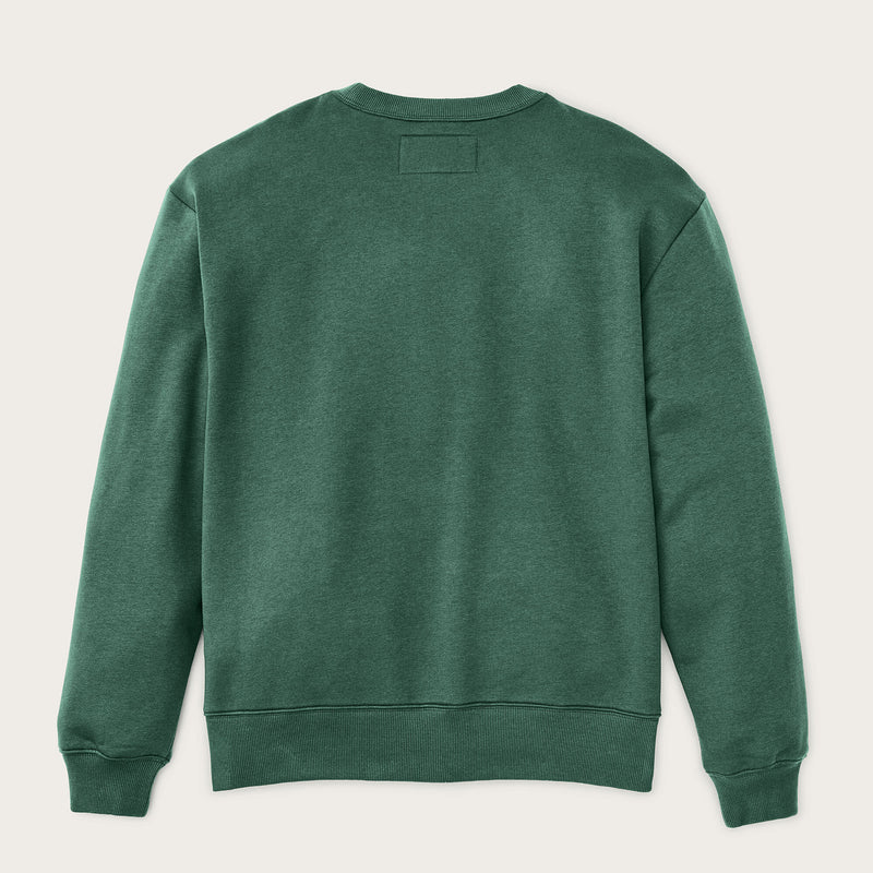 Northwest crewneck sweatshirt par Filson | Granite green (Green)