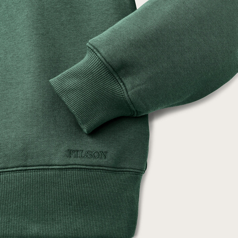Northwest crewneck sweatshirt par Filson | Granite green (Green)