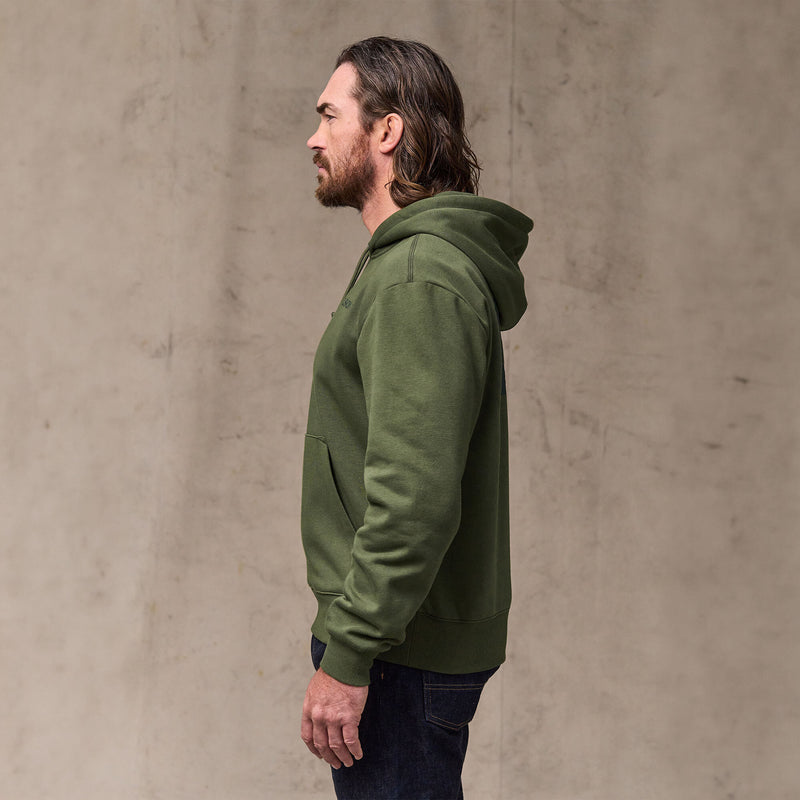 Scenic graphic hoodie par Filson | Surplus green (Green)