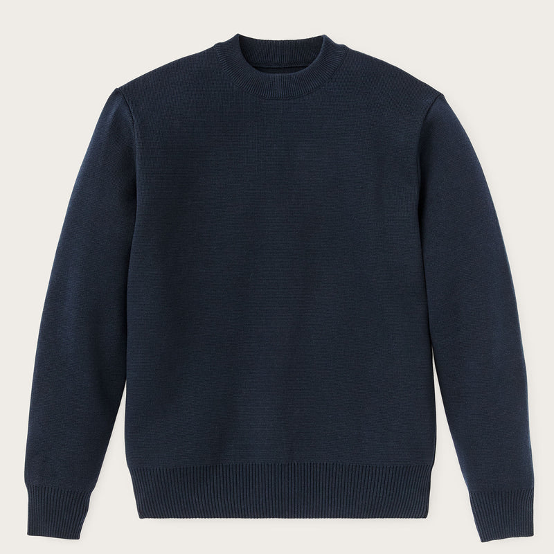 Cotton crewneck guide sweater par Filson | Dark navy (Blue)
