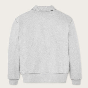 14-oz. heritage fleece quarter-zip par Filson | Gray heather (Gray)