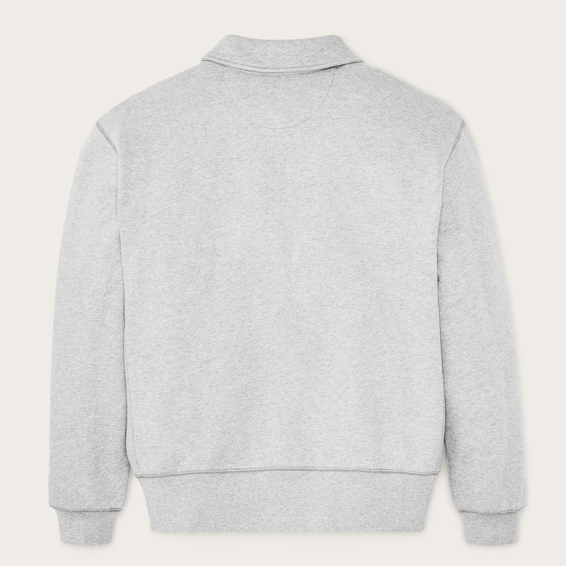 14-oz. heritage fleece quarter-zip par Filson | Gray heather (Gray)