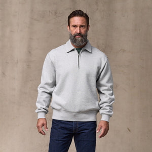 14-oz. heritage fleece quarter-zip par Filson | Gray heather (Gray)